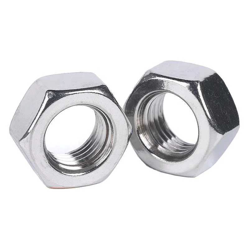 DIN934 Stainless Steel A2 A4 SS304 SS316 Hex Nut M16 M28 M30 M12 M26 M40