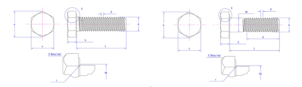 Hex Set Screw Gr 12.9 Galvanised M5 X 40 Hex Bolts