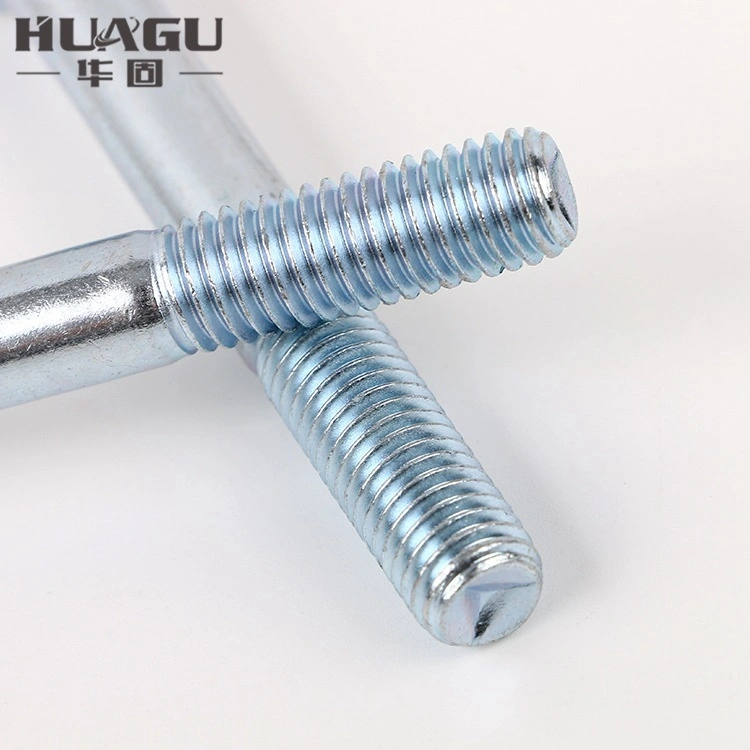 Blue & White Zinc Hex Flange Bolts Gr 4.8 M10