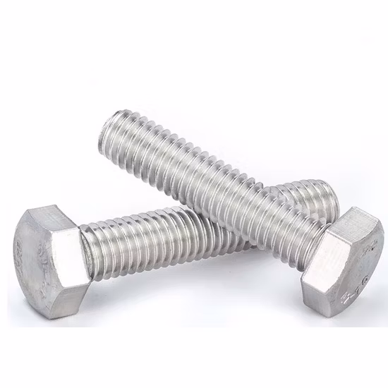 DIN933 931 Edelstahl 304 316 A2-70 A4-80 Sechskantschraube
