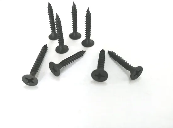6#*1 Zoll /3,5*25 mm C1022 Signalhornkopf schwarz/grau phosphatiert/verzinkt/selbstschneidende Schraube/selbstbohrende Schraube Fein-/Grobgewinde-Gipsschraube/Trockenbauschraube