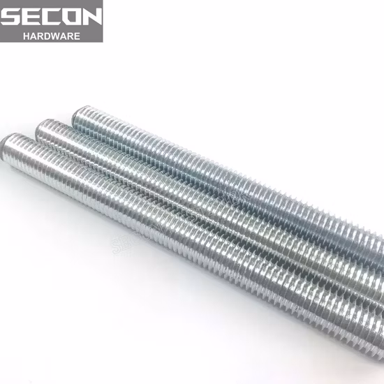 Stehbolzen ASTM A193 B7, Schwarzoxid-Kohlenstoffstahl, Doppelendkopf-Stehbolzen/Gewindestange/Gewindestange/Gewindestange/Gewindestange/Gewindebolzen mit Mutter